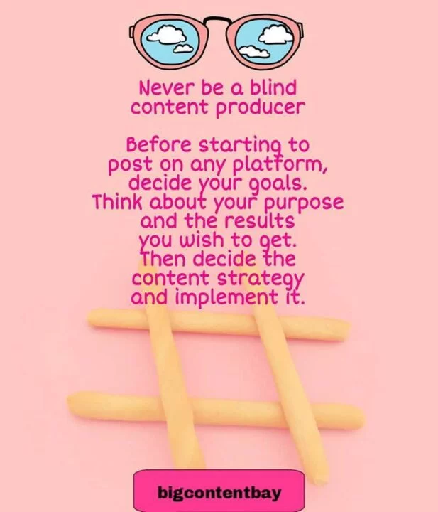 Content Production Goals