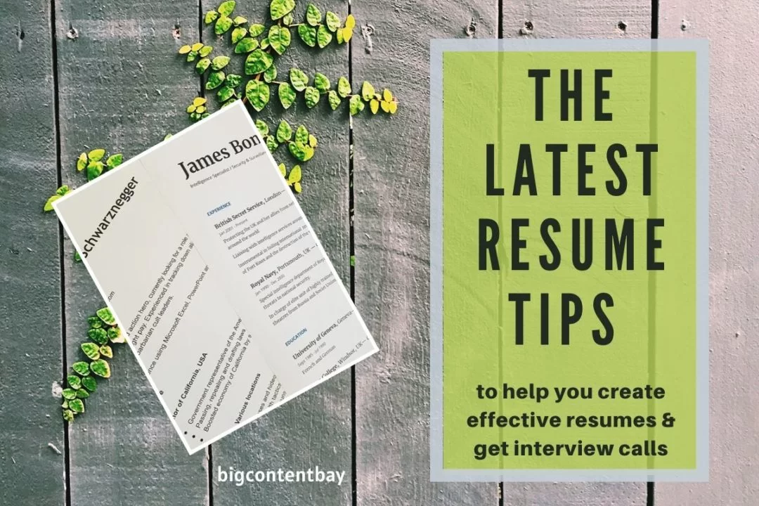 tips to write good resume