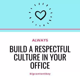 build a positive culture in your office